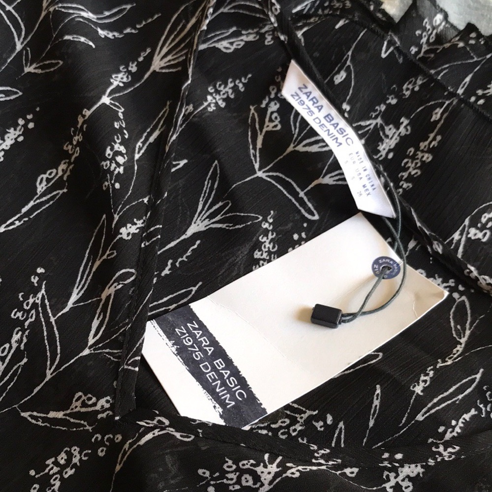 Zara Sheer Blouse